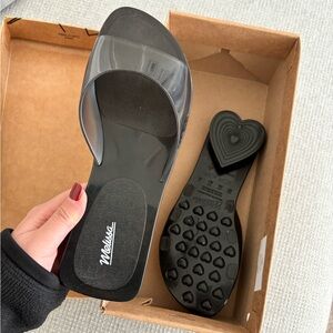 melissa heart sandals